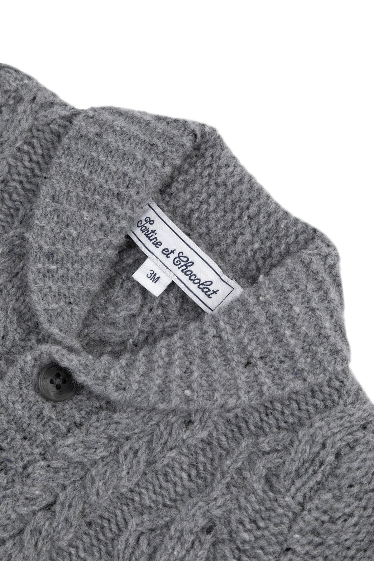 Bleu Grisé / Gilet Baby Conquete Arctique En Laine - Bleu Grisé