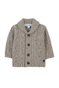 Gilet Baby conquete arctique en laine - Chataigne