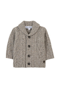 Gilet Baby conquete arctique en laine - Chataigne