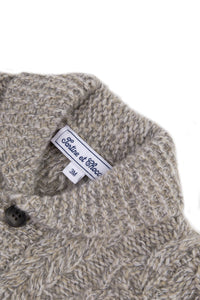 Gilet Baby conquete arctique en laine - Chataigne