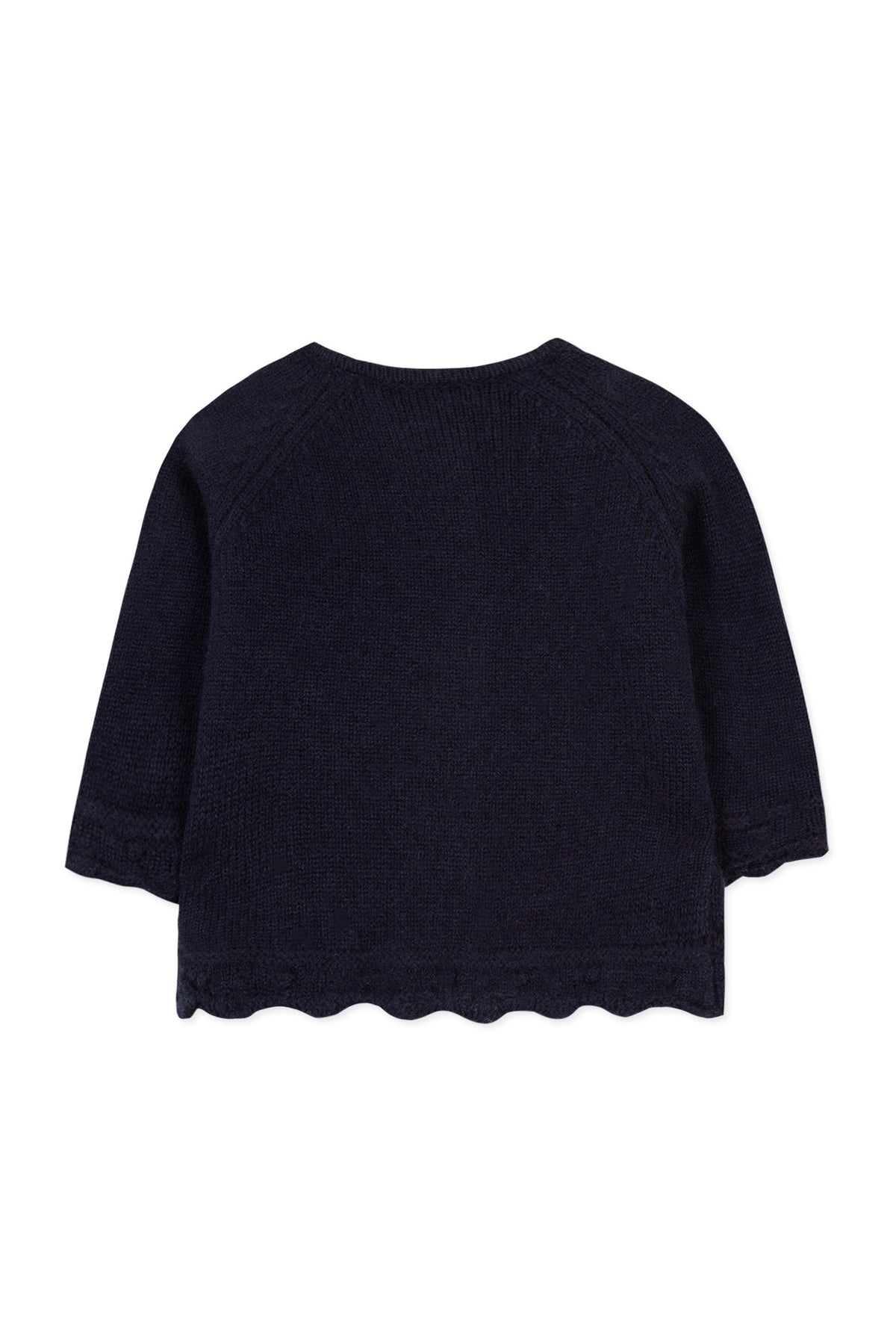 Cardigan Baby balade parisienne en laine - Marine