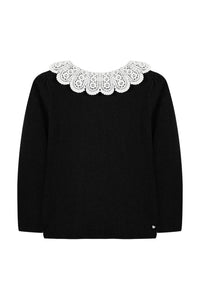 Pull Quai de seine en laine - Marine