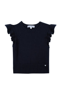 Pull Quai de seine en laine - Marine