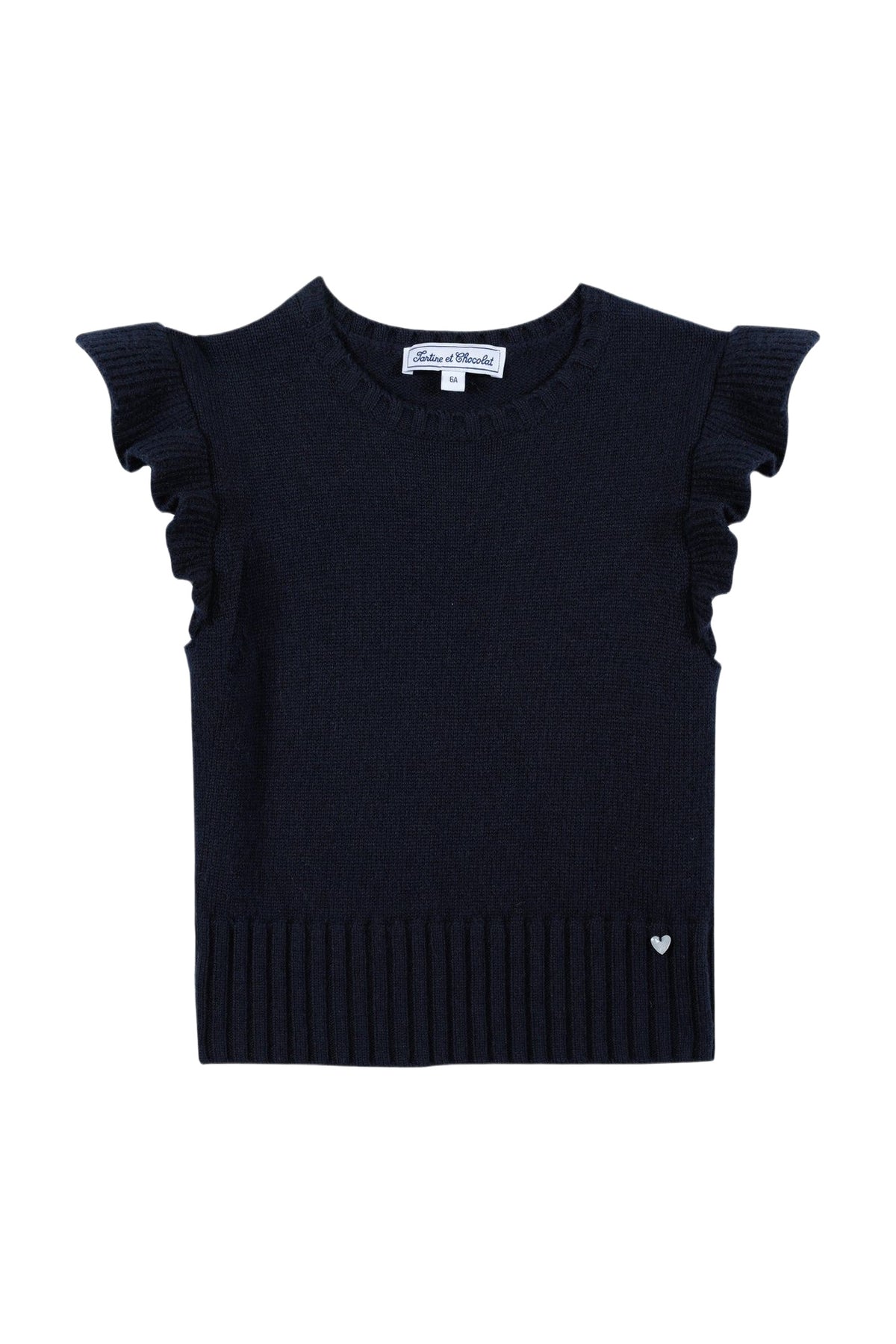 Pull Quai de seine en laine - Marine