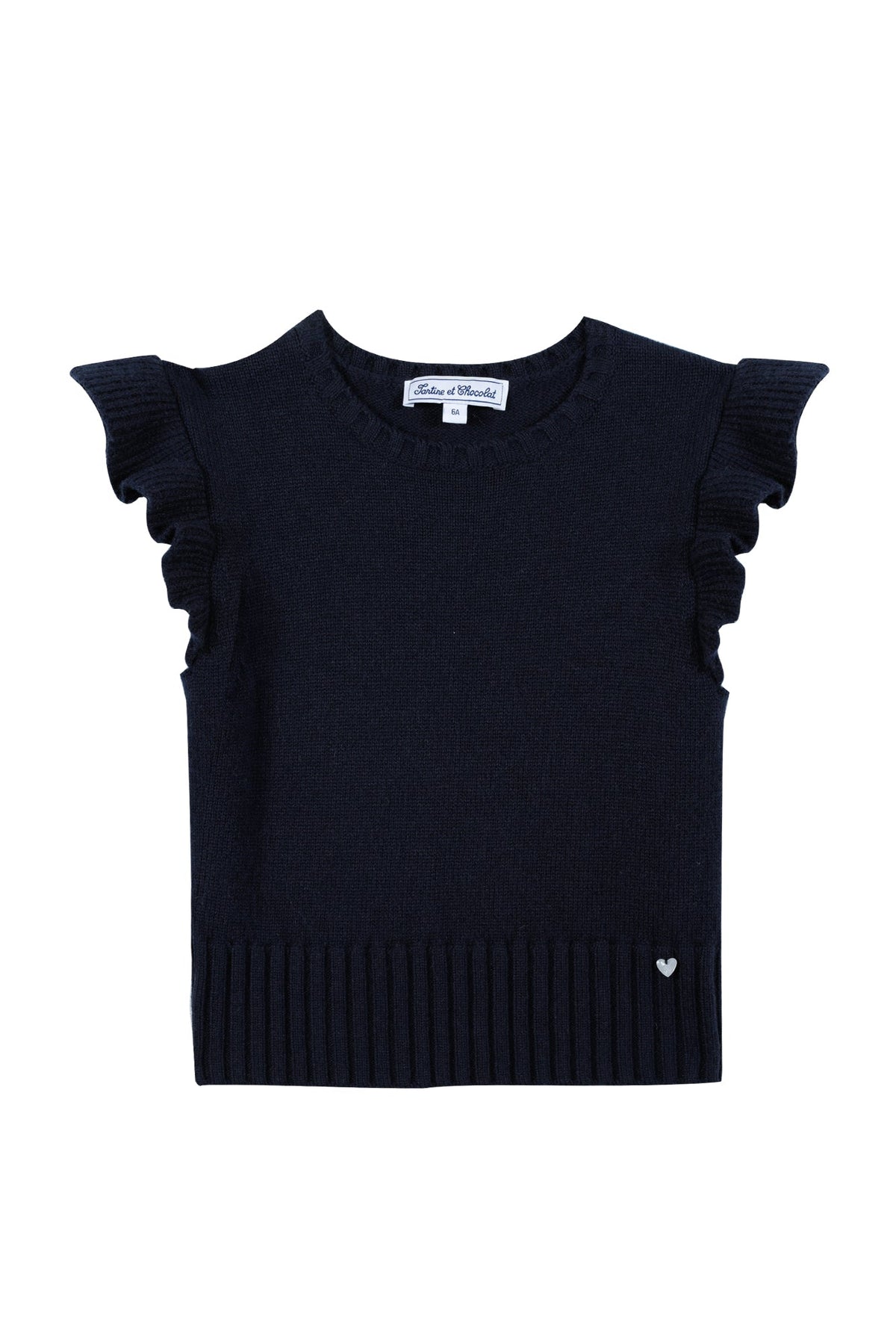 Pull Quai de seine en laine - Marine