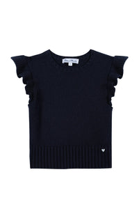 Pull Quai de seine en laine - Marine