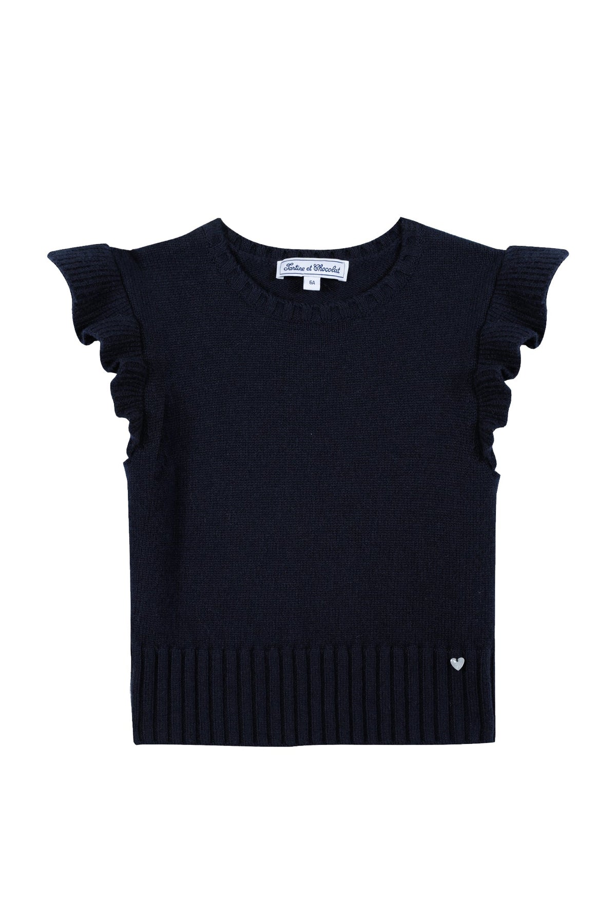 Pull Quai de seine en laine - Marine