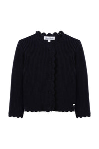 Cardigan Back to school en laine - Marine