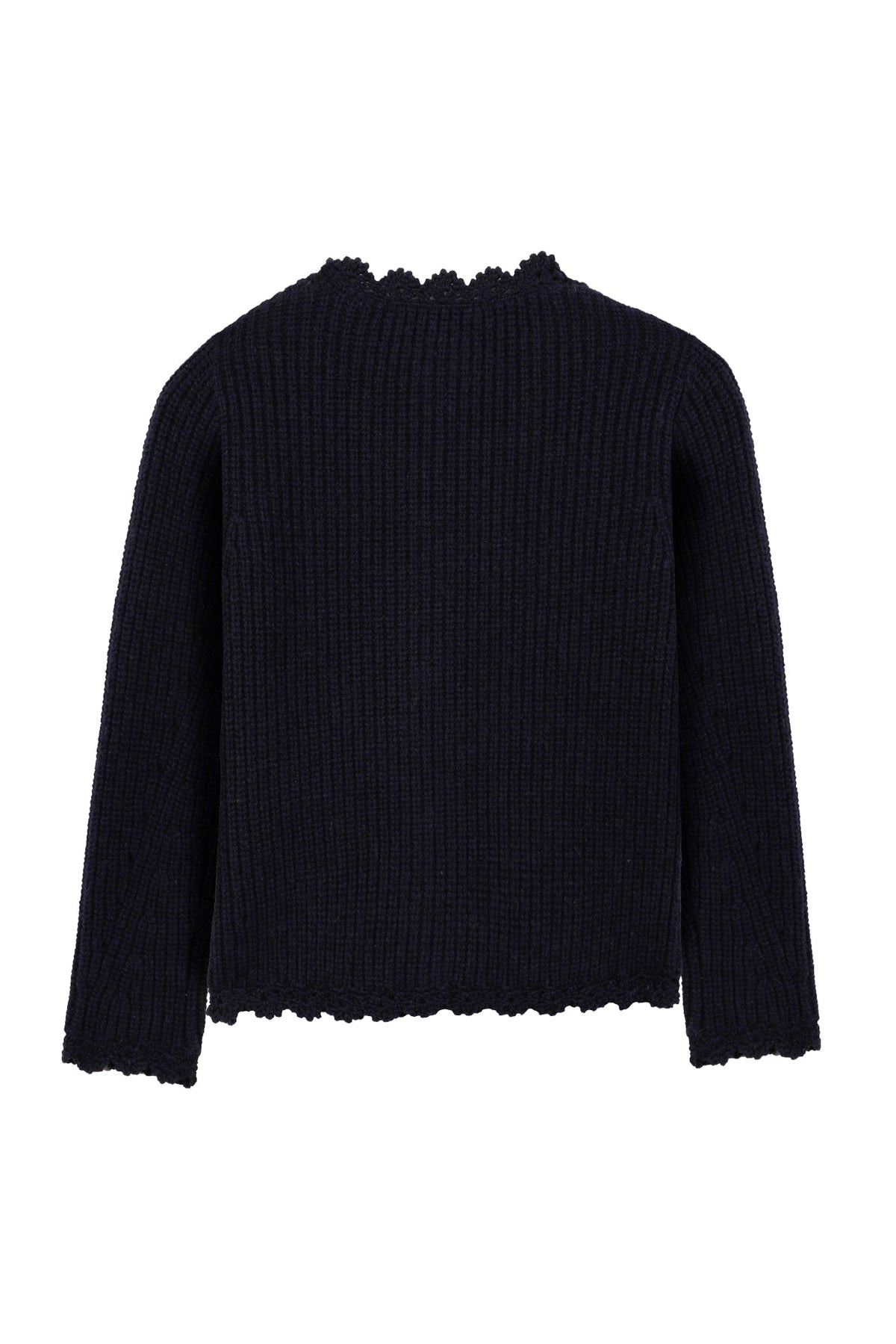 Cardigan Back to school en laine - Marine