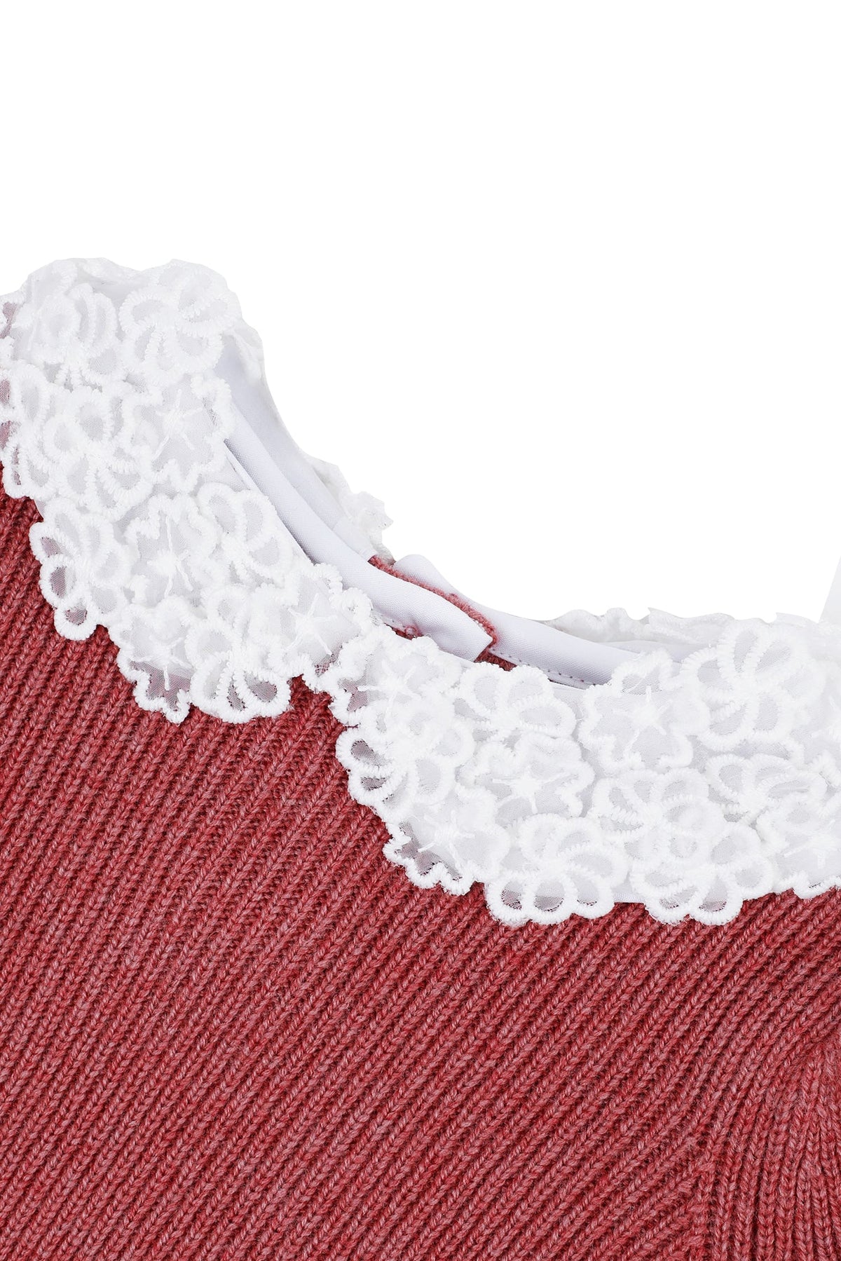 Pull Baby école buisssonnière en laine - Framboise Chiné