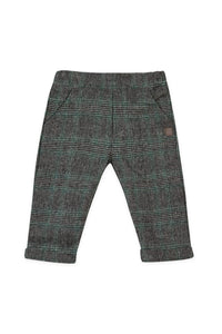 Pantalon Baby apprenti artiste en laine - Vert Anglais