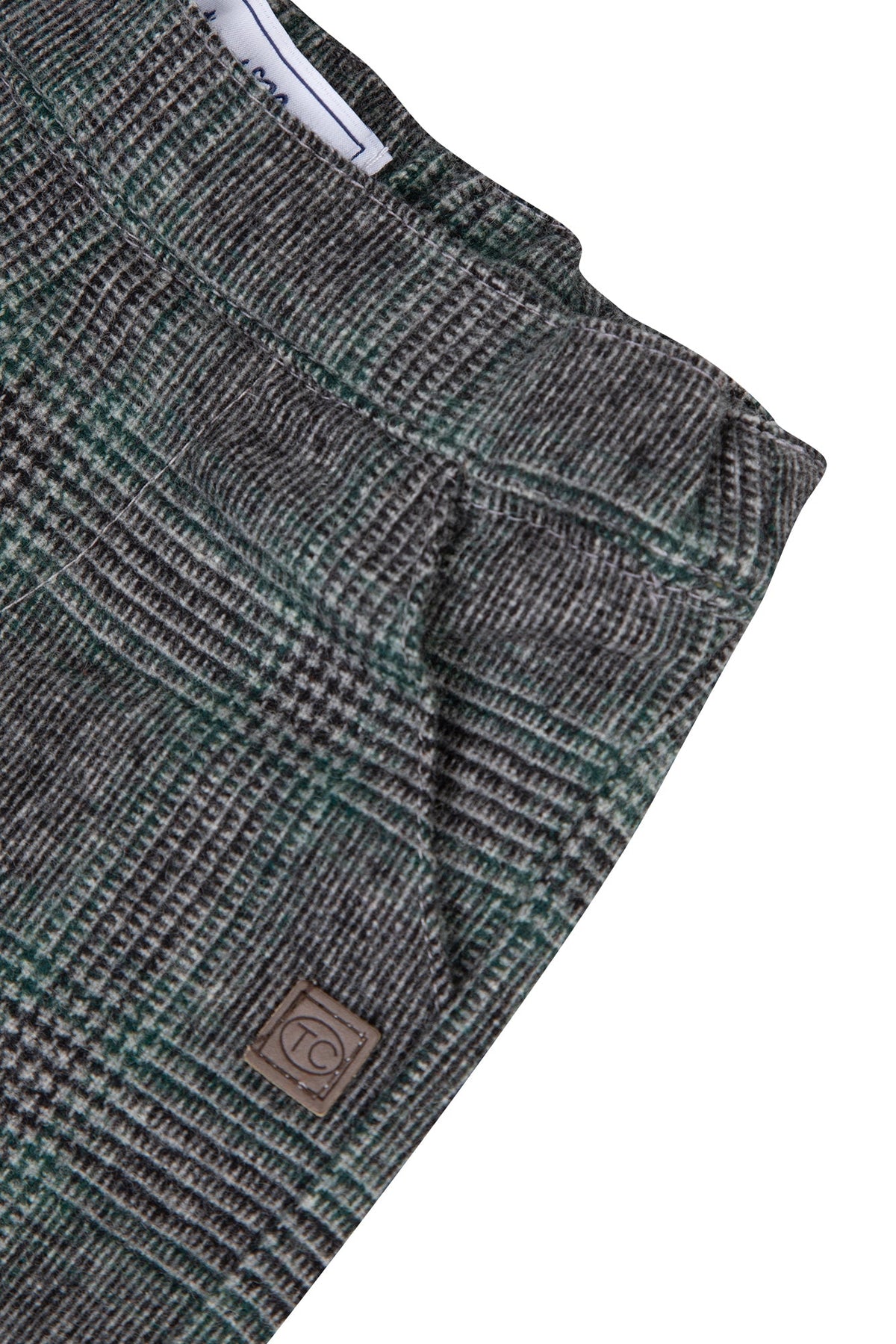 Pantalon Baby apprenti artiste en laine - Vert Anglais