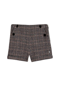 Short Esprit romantique en laine - Gris Chiné Foncé