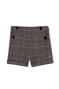 Short Esprit romantique en laine - Gris Chiné Foncé