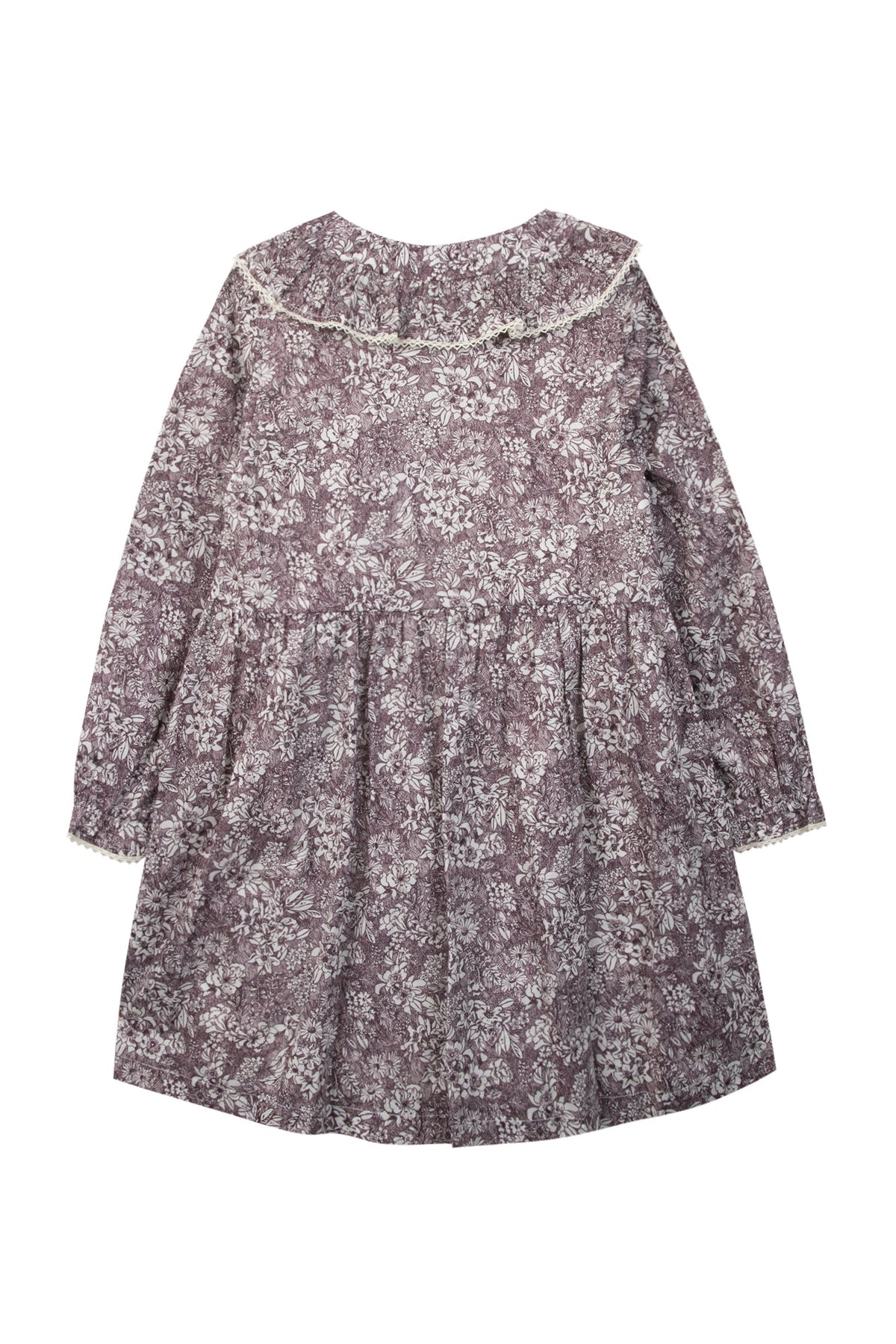 Aubergine / Robe Esprit Romantique - Aubergine