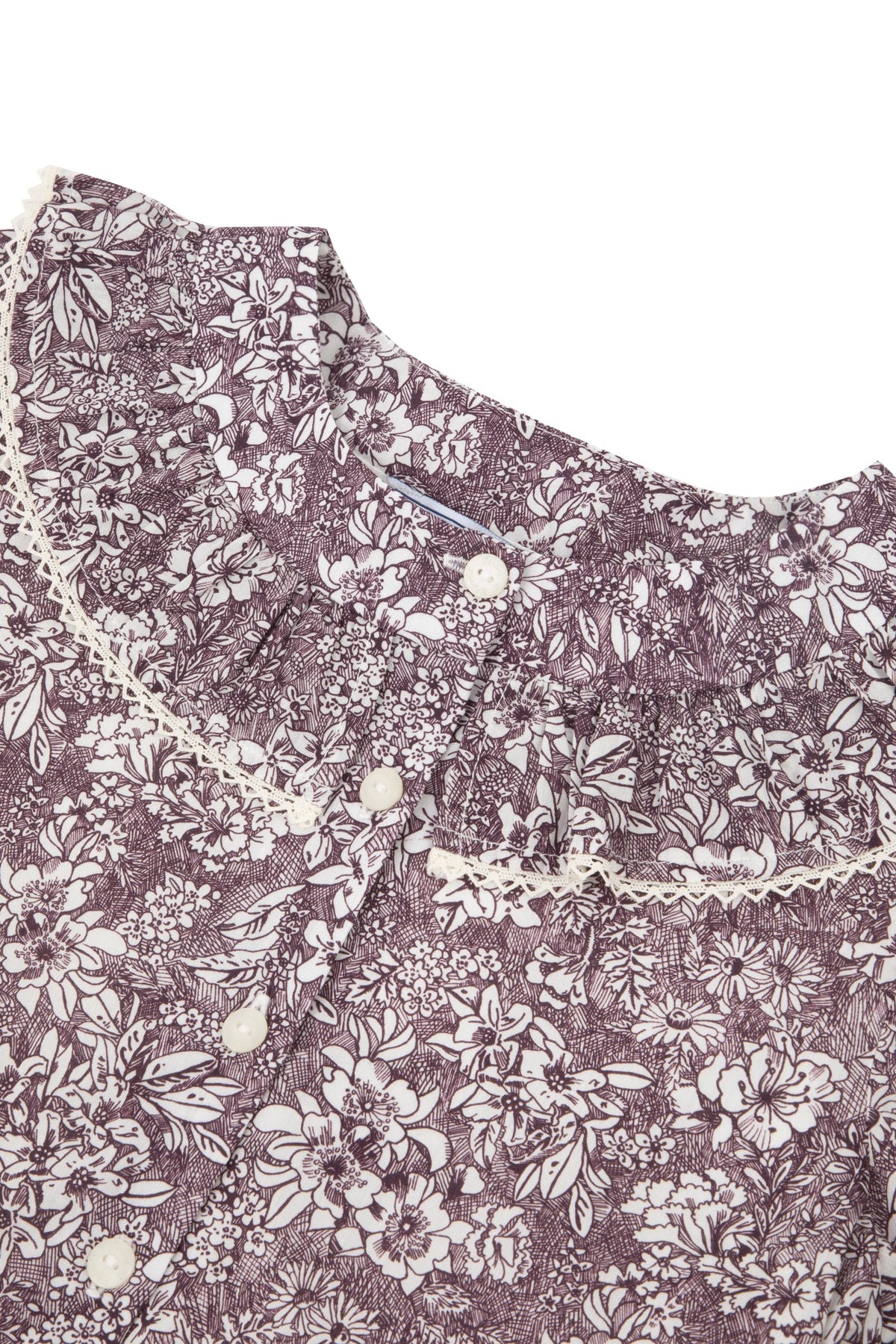 Robe Esprit romantique - Aubergine