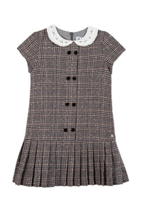 Robe Esprit romantique en laine - Gris Chiné Foncé