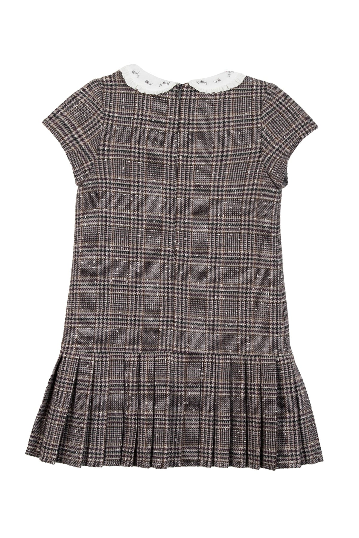 Robe Esprit romantique en laine - Gris Chiné Foncé