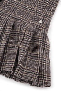 Robe Esprit romantique en laine - Gris Chiné Foncé