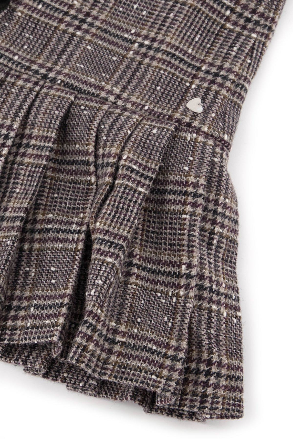Robe Esprit romantique en laine - Gris Chiné Foncé
