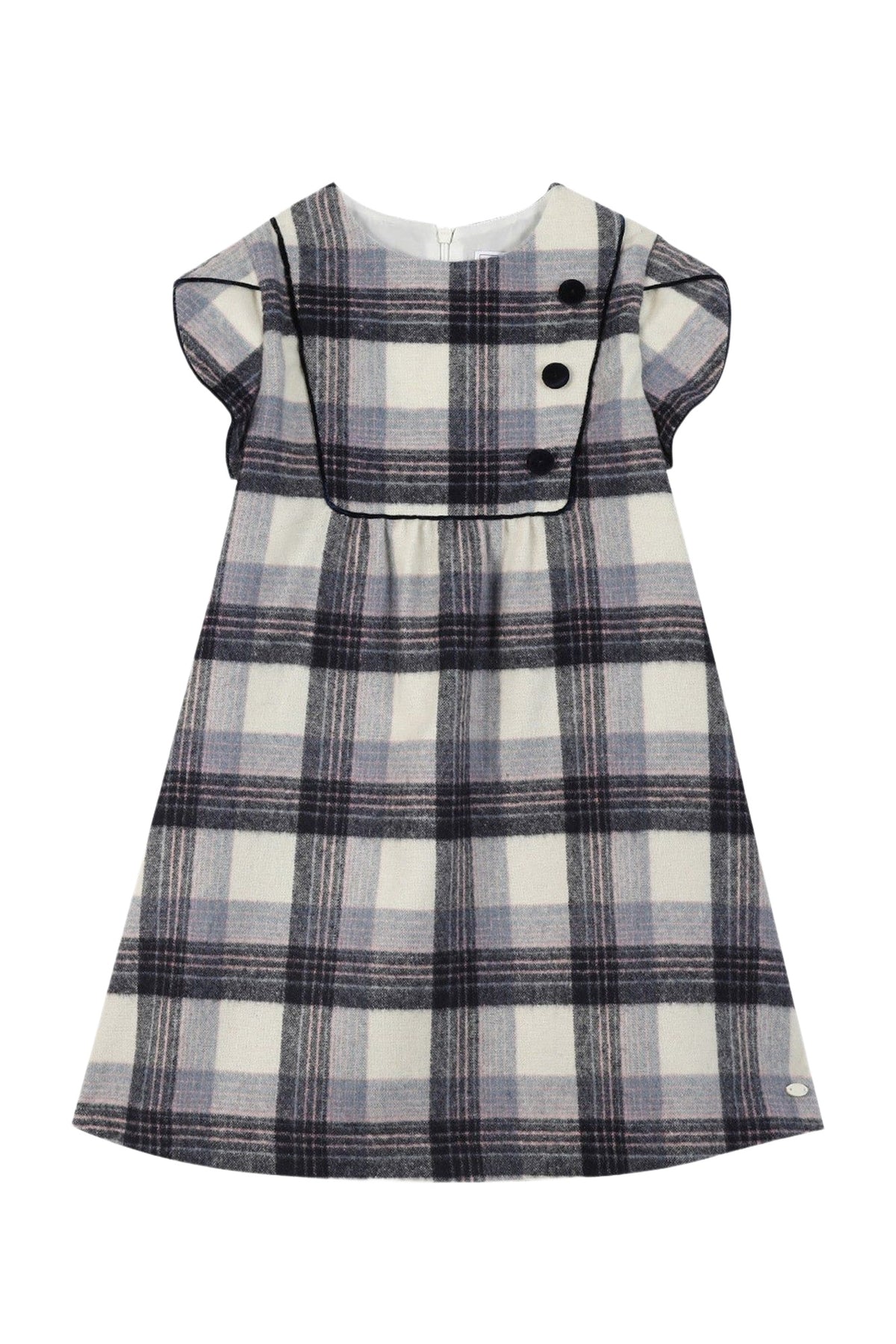 Robe École buissonnière en laine - Bleuet