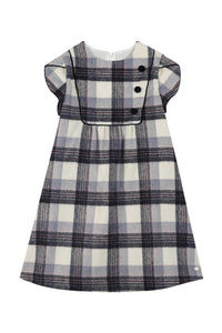 Robe École buissonnière en laine - Bleuet