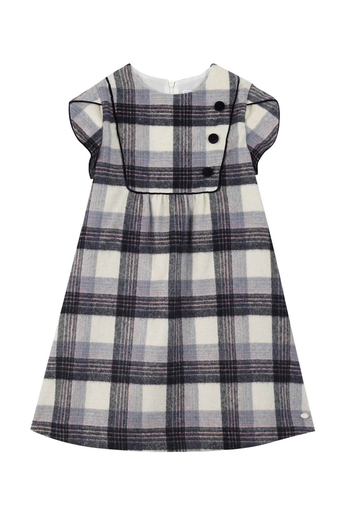 Robe École buissonnière en laine - Bleuet