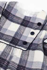Robe École buissonnière en laine - Bleuet