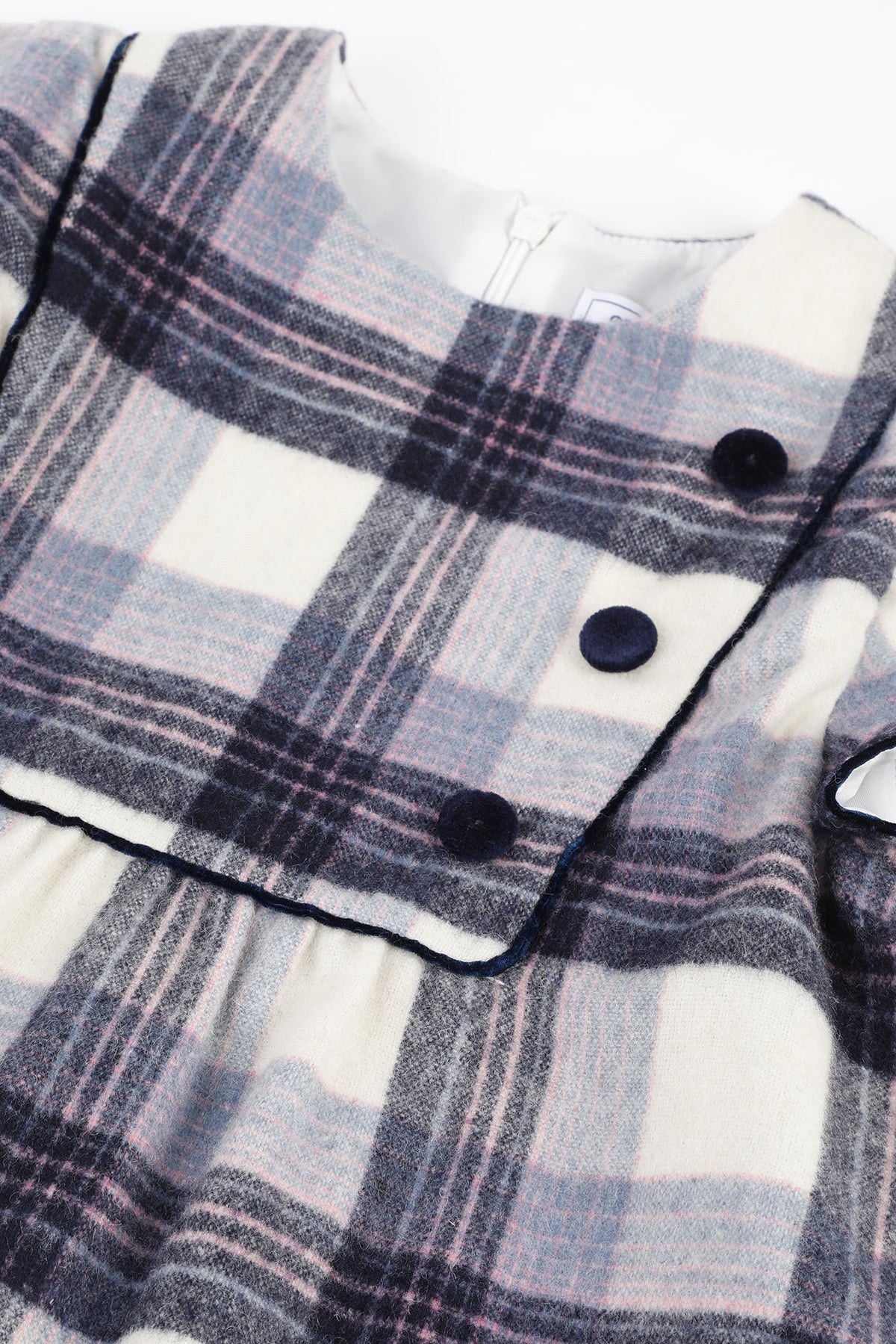 Robe École buissonnière en laine - Bleuet