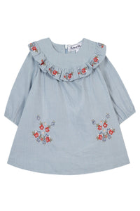 Robe Baby école buisssonnière - Bleuet
