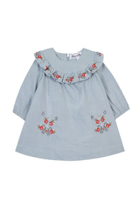 Robe Baby école buisssonnière - Bleuet