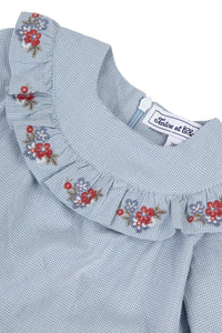 Robe Baby école buisssonnière - Bleuet