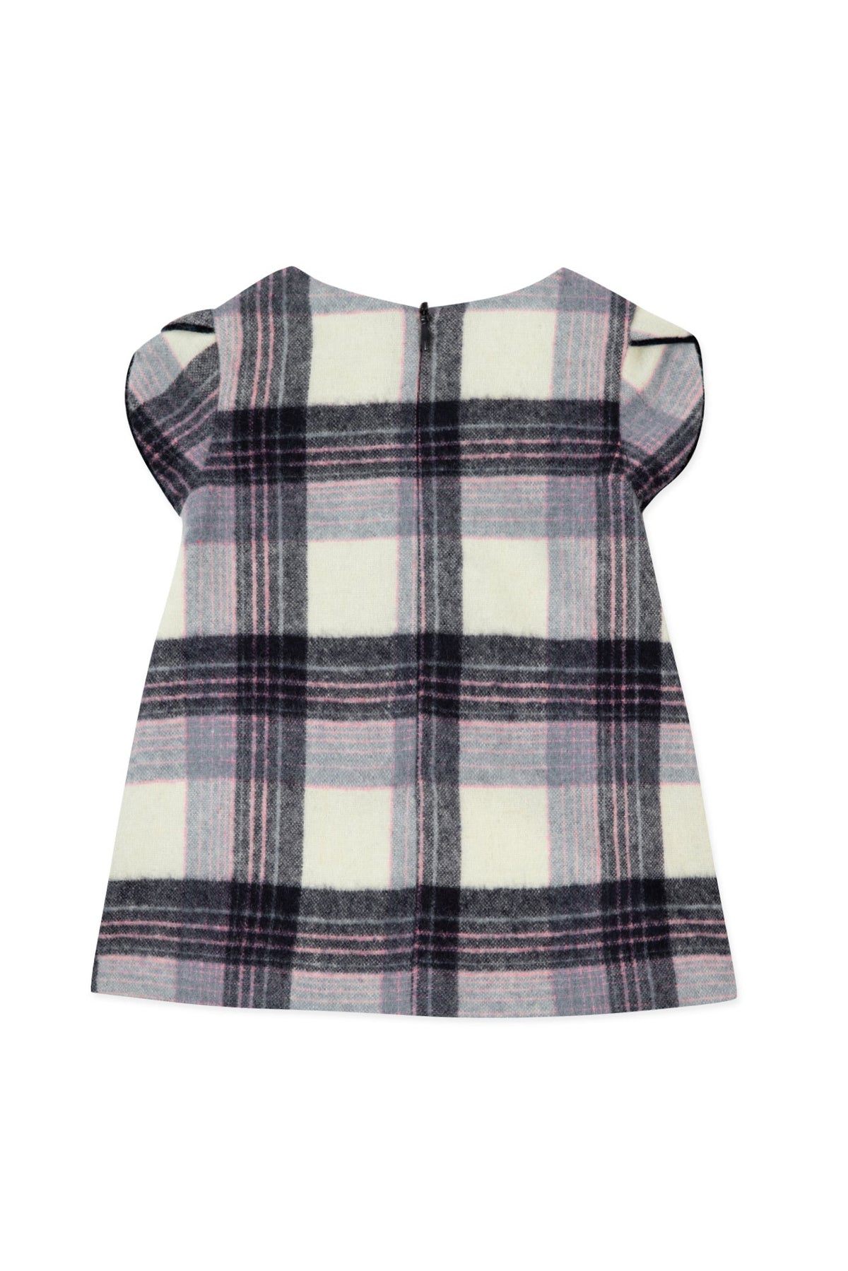 Robe Baby école buisssonnière en laine - Bleuet