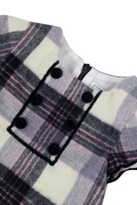 Robe Baby école buisssonnière en laine - Bleuet