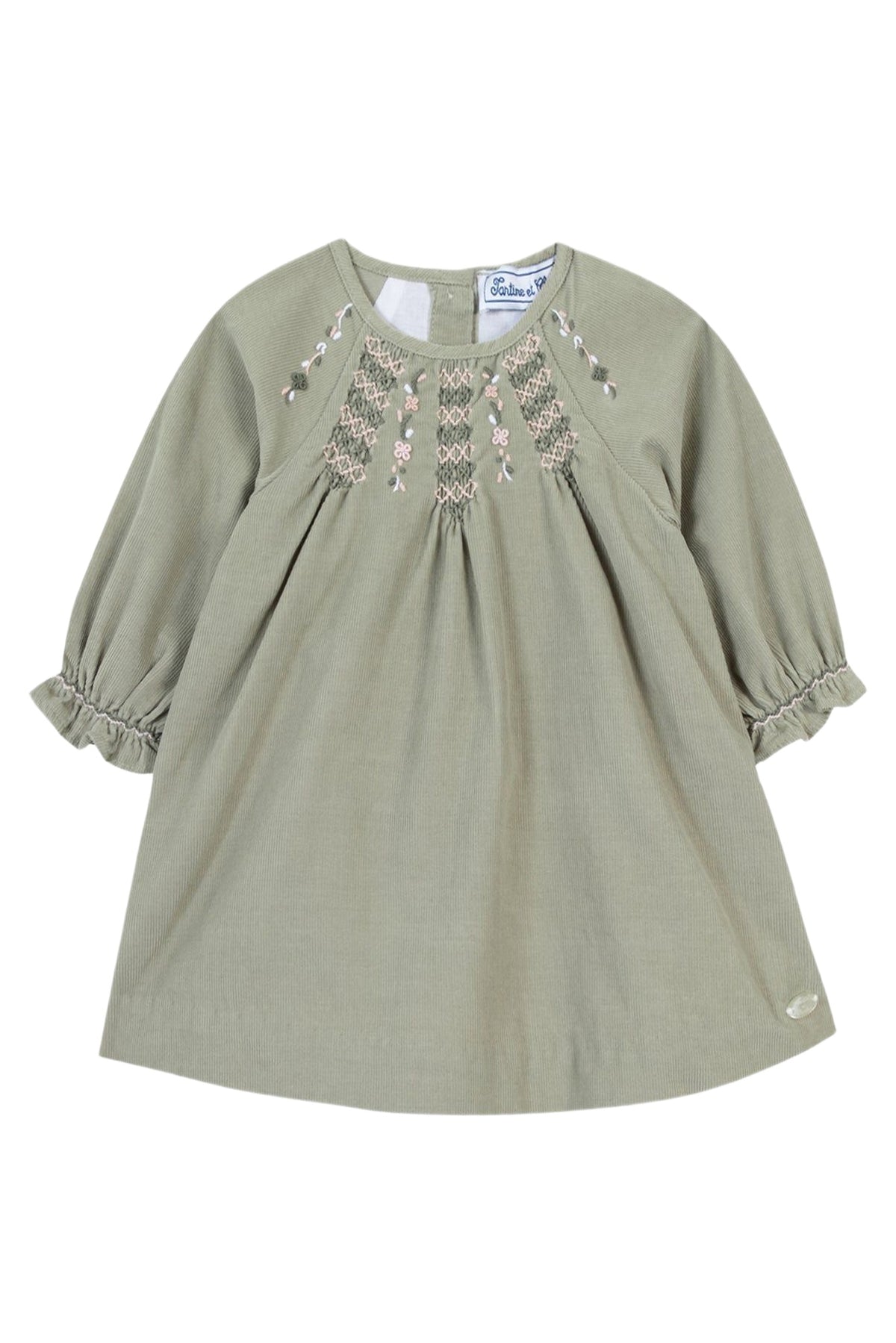 Robe Baby promenade romantique - Sauge