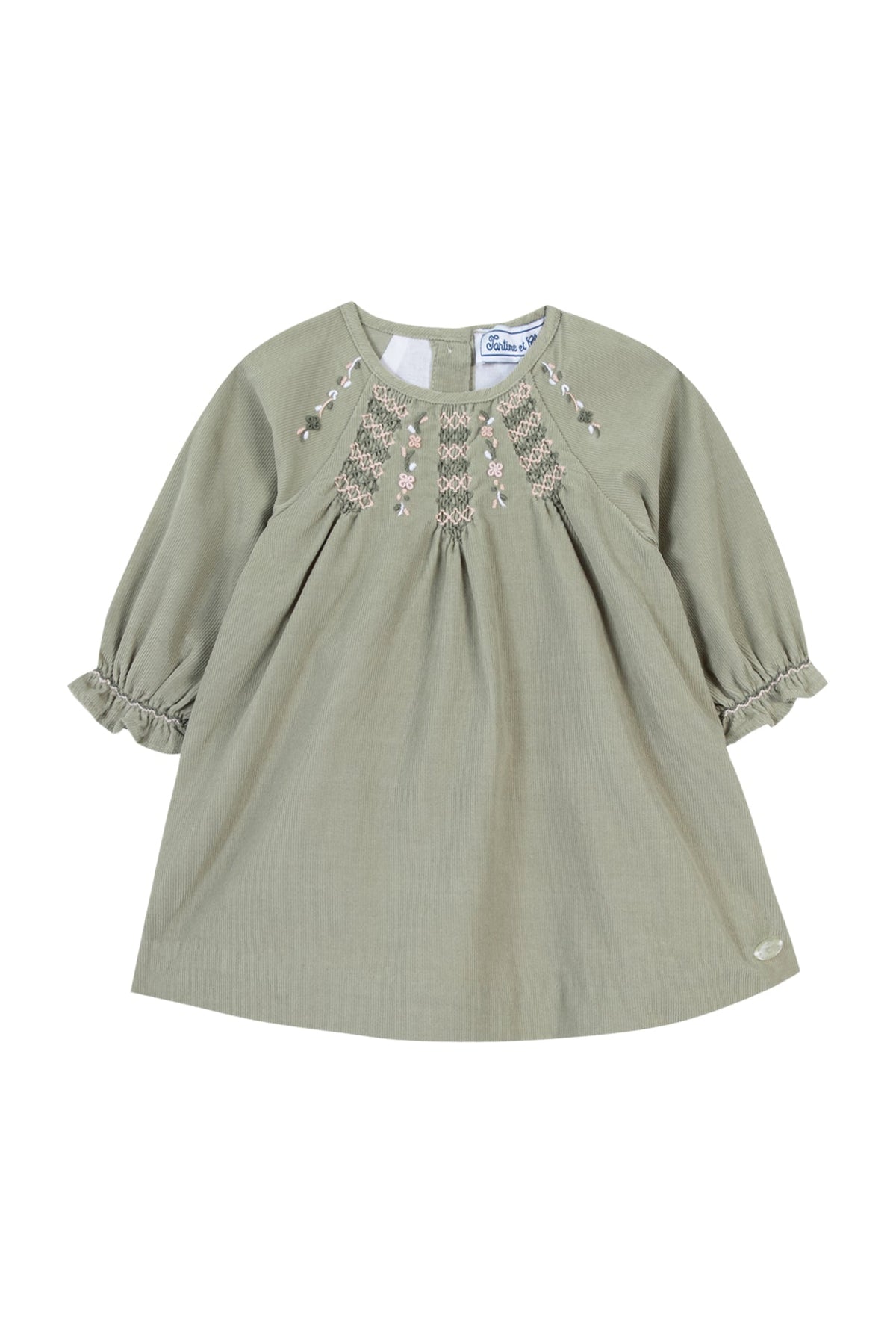 Sauge / Robe Baby Promenade Romantique - Sauge