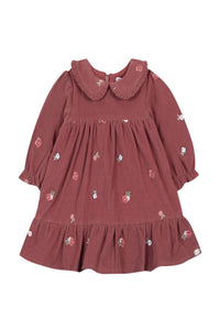 Robe Baby école buisssonnière - Framboise