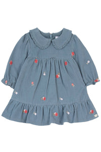 Robe Baby école buisssonnière - Bleuet