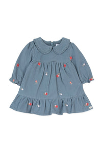 Robe Baby école buisssonnière - Bleuet