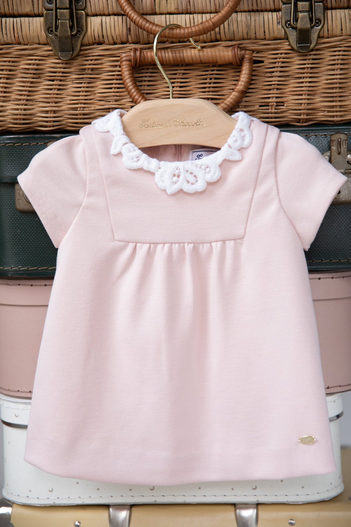 Robe Baby balade parisienne - Rosée