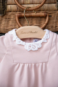 Robe balade parisienne - Rose pâle