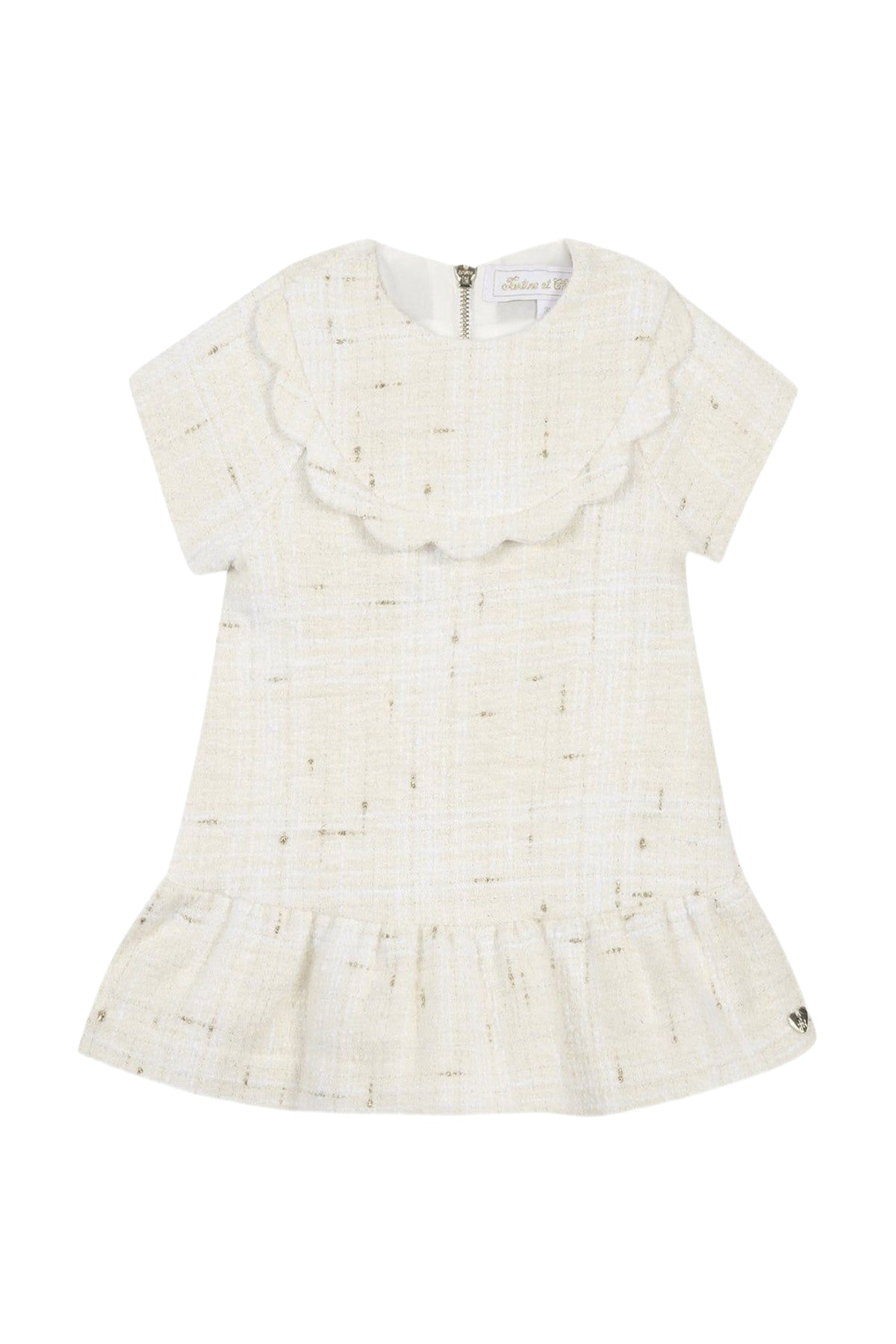 Robe cérémonie en coton - Nacre
