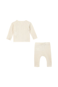 Nacre / Mixte Combinaison Longue Premier Trousseau - Nacre