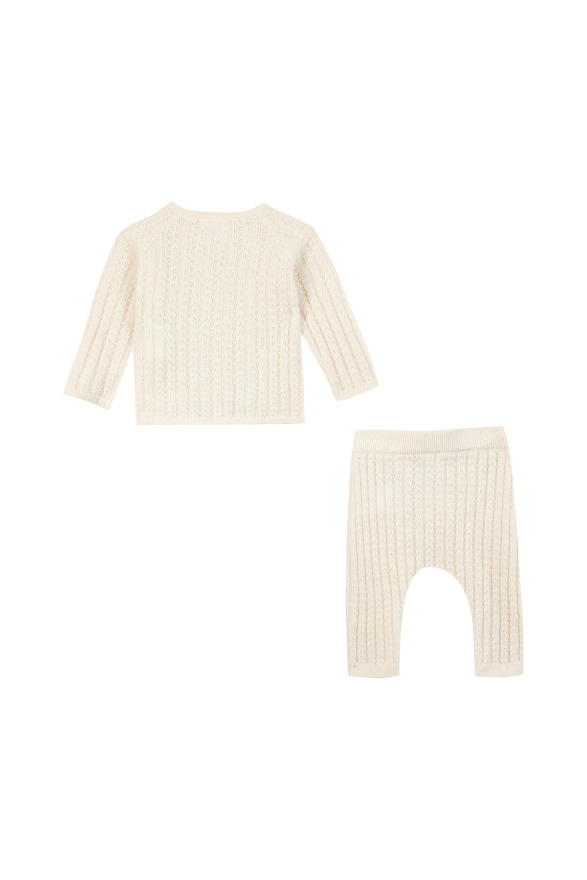 Nacre / Mixte Combinaison Longue Premier Trousseau - Nacre
