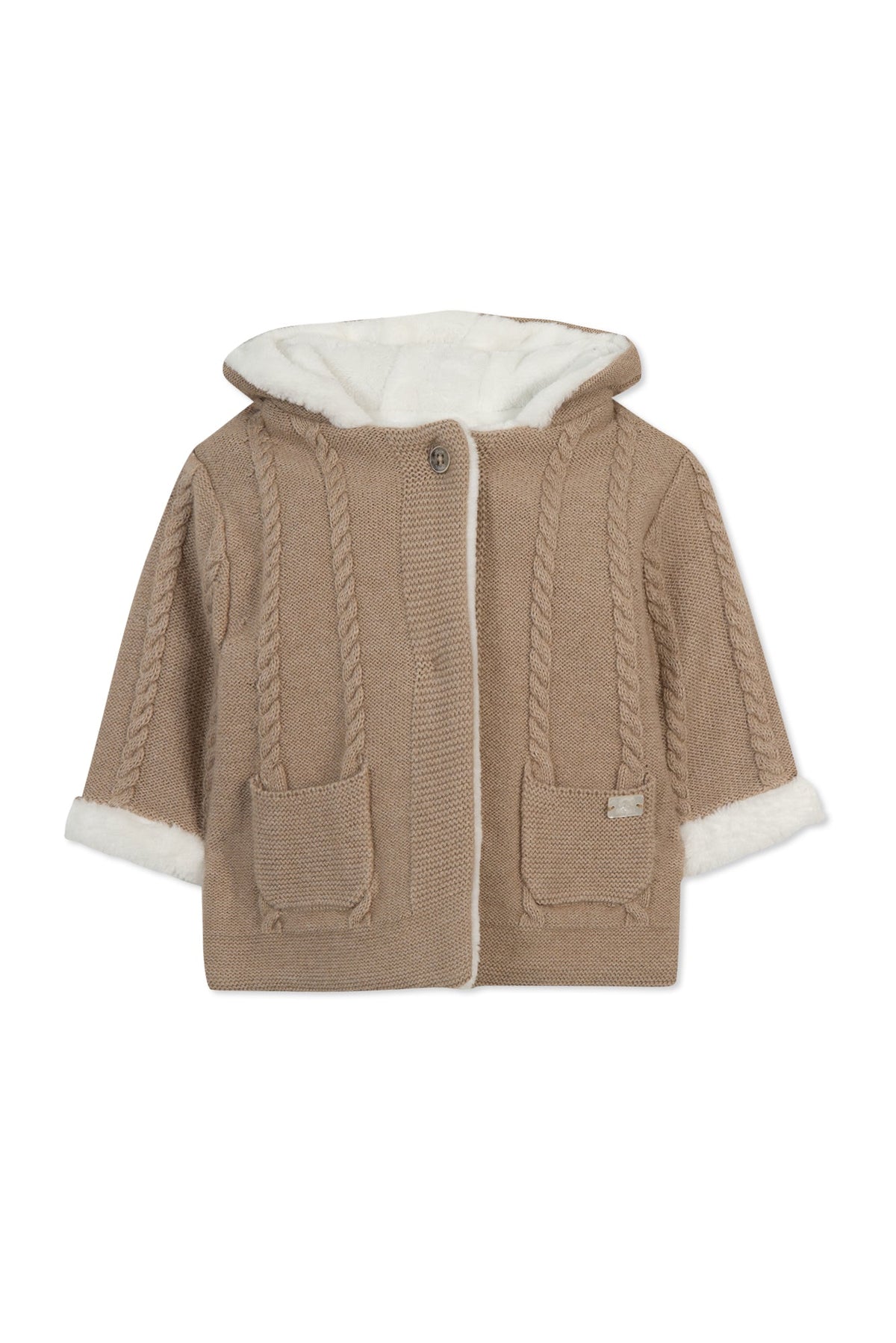 Manteau Premier trousseau - Greige Chiné