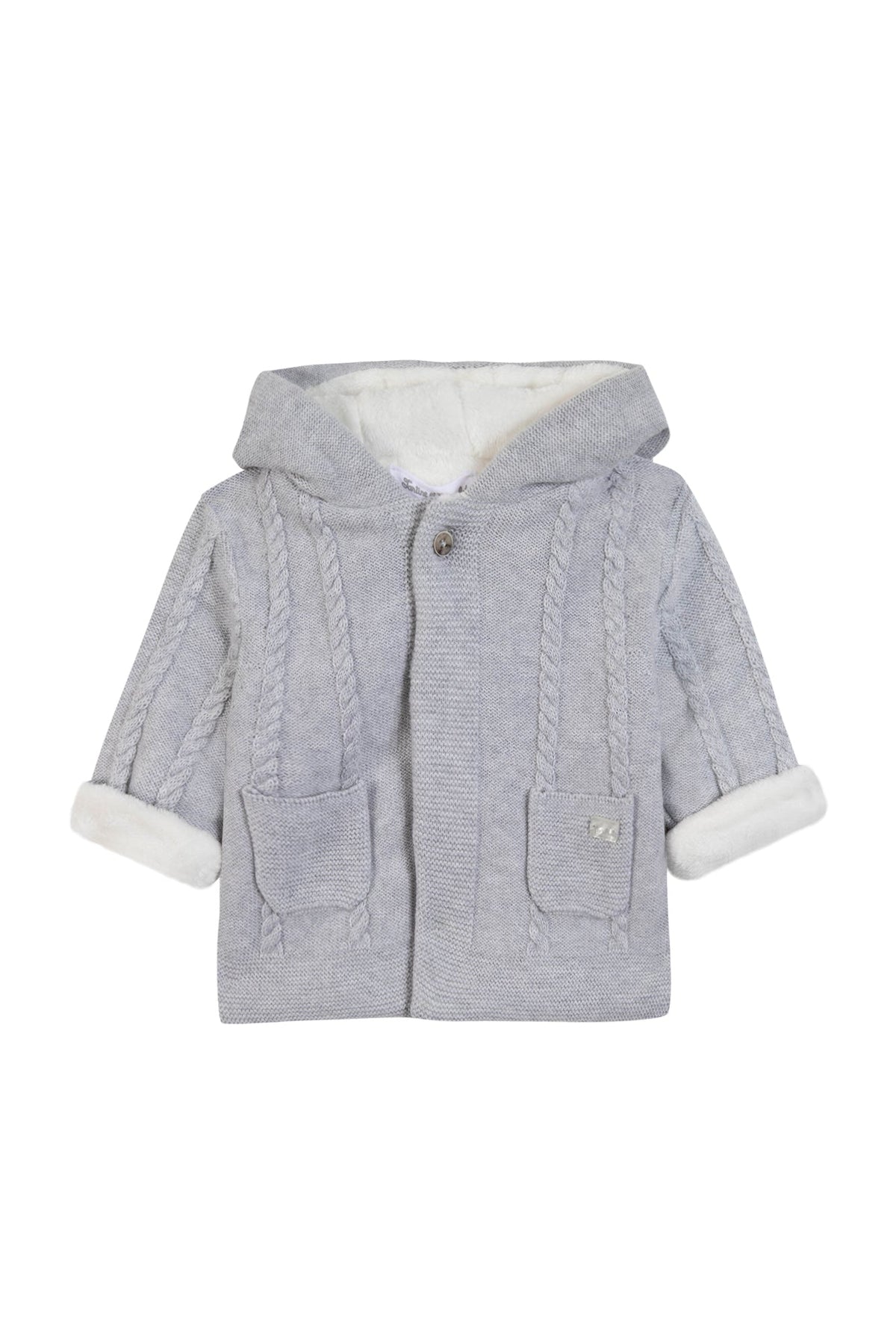 Manteau Premier trousseau - Gris Chiné Clair