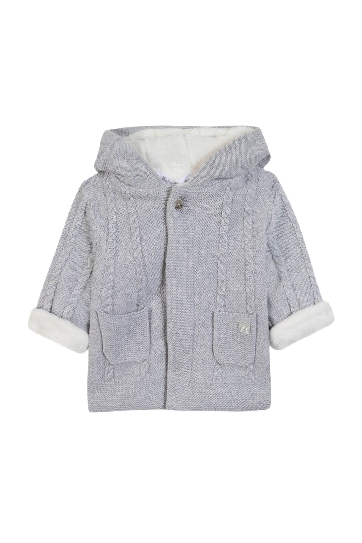 Manteau Premier trousseau - Gris Chiné Clair