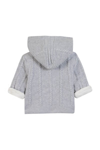 Manteau Premier trousseau - Gris Chiné Clair