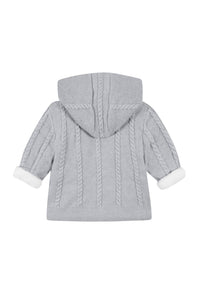 Manteau Premier trousseau - Gris Chiné Clair