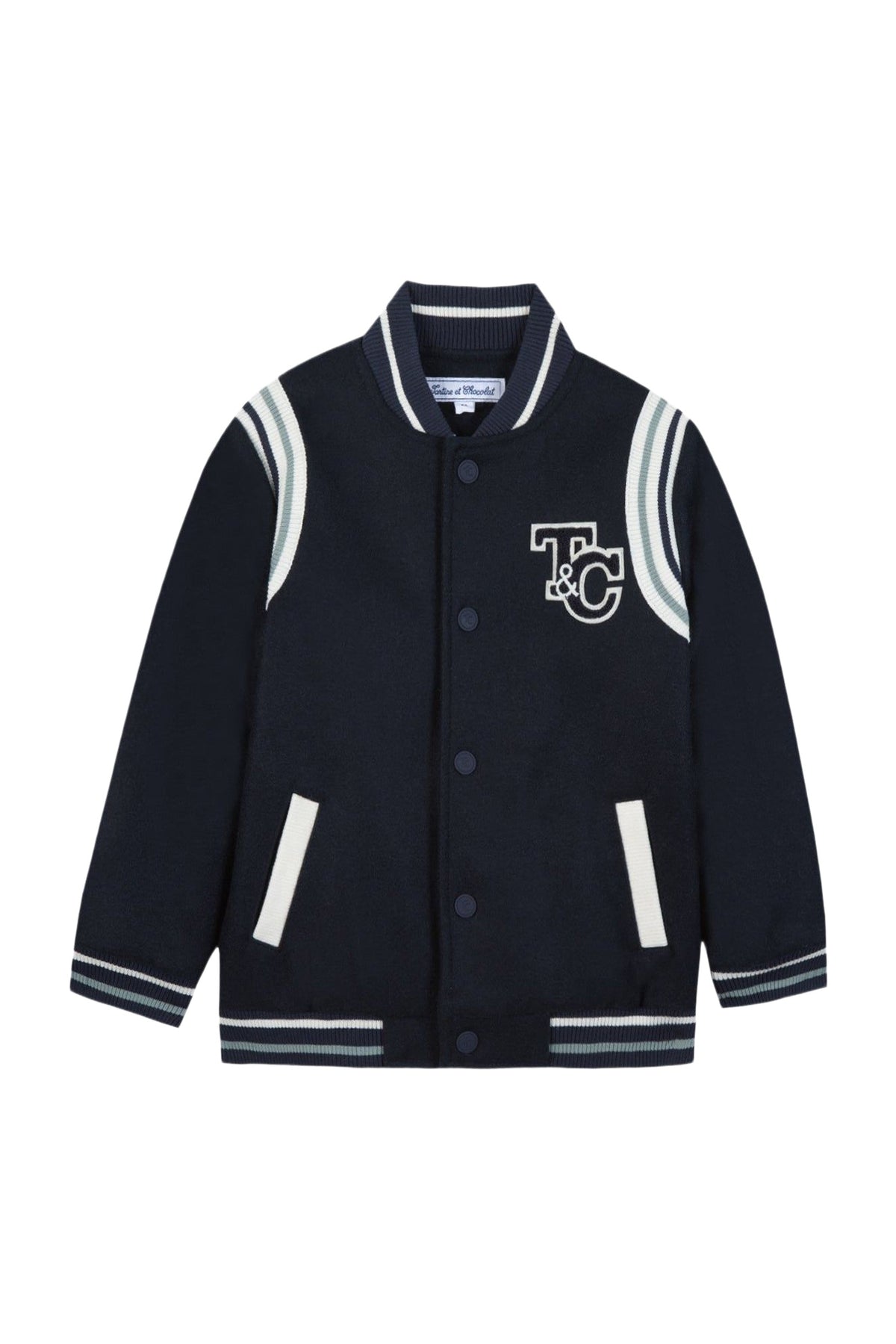 Veste Apprenti artiste en laine - Marine